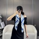 Product Name Mexican FlowersFabric Real silkSize 90  90Color Blue, Pink, Gr