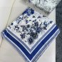Product Name Mexican FlowersFabric Real silkSize 90 90Color Blue, Pink, Gr