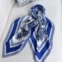 Product Name Mexican FlowersFabric Real silkSize 90 90Color Blue, Pink, Gr