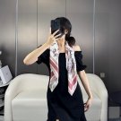 Product Name Mexican FlowersFabric Real silkSize 90  90Color Blue, Pink, Gr_4851