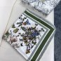 Product Name Mexican FlowersFabric Real silkSize 90 90Color Blue, Pink, Gr_4852
