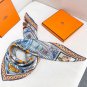 Rare Treasures 90cm Square TowelHand rolled twill silk square scarf (100% mulberry