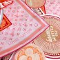 Retro PosterSize 90x90cm 100% twill silk 18mm original unit_922