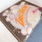 Retro PosterSize 90x90cm 100% twill silk 18mm original unit_4789
