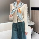 Retro PosterSize 90x90cm 100% twill silk 18mm original unit_4790