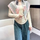 Retro PosterSize 90x90cm 100% twill silk 18mm original unit_4792