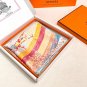 Soaring Fortune Dream 90 Square Towel~18mm Top Quality Silk Double sided PrintingH