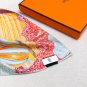 Soaring Fortune Dream 90 Square Towel~18mm Top Quality Silk Double sided PrintingH