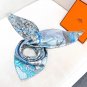 Soaring Fortune Dream 90 Square Towel~18mm Top Quality Silk Double sided PrintingH_3769