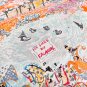 Soaring Fortune Dream 90 Square Towel~18mm Top Quality Silk Double sided PrintingH_6620