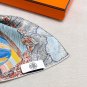 Soaring Fortune Dream 90 Square Towel~18mm Top Quality Silk Double sided PrintingH_6620