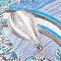 Soaring Fortune Dream 90 Square Towel~18mm Top Quality Silk Double sided PrintingH_6621