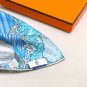 Soaring Fortune Dream 90 Square Towel~18mm Top Quality Silk Double sided PrintingH_6621