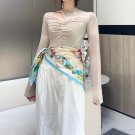 Stories on Hermes leather boots made of silk for spring 2025SizeMaterial 90 square