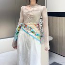 Stories on Hermes leather boots made of silk for spring 2025SizeMaterial 90 square_893