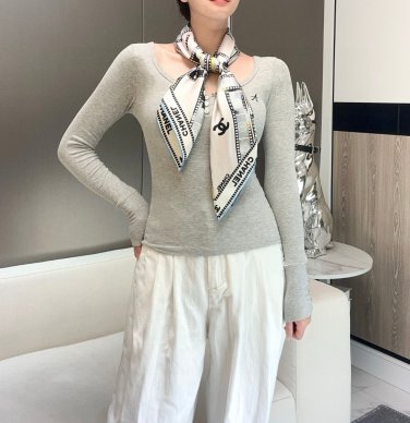 strong promotion~Chanel scarf that can be worn as a strapless scarf18mm top-level si_6672