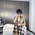 Thousand Bird Grid Double sided Shawl·100% cashmere 70  200cm large cashmere shawl