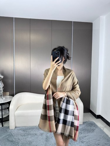 Thousand Bird Grid Double sided Shawl&Acirc;&middot;100% cashmere 70  200cm large cashmere shawl