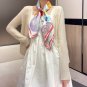 UP AND AWAY 90 square scarfThis 18mm premium silk double-sided same color scarf is a_3396