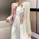 UP AND AWAY 90 square scarfThis 18mm premium silk double-sided same color scarf is a_6661