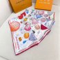 UP AND AWAY 90 square scarfThis 18mm premium silk double-sided same color scarf is a_6661