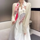 UP AND AWAY 90 square scarfThis 18mm premium silk double-sided same color scarf is a_6662