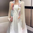 UP AND AWAY 90 square scarfThis 18mm premium silk double-sided same color scarf is a_6663