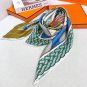 Weaving and Performing Dressage Steps 90 Silk Scarf by HermesHand rolled edges mad
