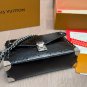 ï¿¥ 160 Folding BoxNew LV Cruise Series Black Silver LuxuryBlack embossing+silver met
