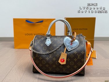 &iuml;&iquest;&yen; 190 Chip VersionLV Speedy Soft 30 Pillow BagHandbags create travel companions with_1786