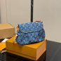 ¥ 220 with folding box airplane box (replica version)size:2618cmLv denim sunset is