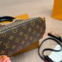 ï¿¥ 240 airplane boxLV Alma Trunk BB Shell BagClassic Monogram canvas with natural cowh