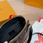 ï¿¥ 240 airplane boxLV Alma Trunk BB Shell BagClassic Monogram canvas with natural cowh