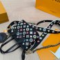 &iuml;&iquest;&yen; 250 airplane boxLV new denim bagMini tote vegetable basketCompact and exquisite c