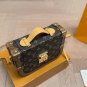 &iuml;&iquest;&yen; 440 Airplane BoxLV Montsouris Trunk Hard Box Box Handheld Crossbody BagUsing Monogr