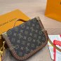 &iuml;&iquest;&yen; 440 Airplane BoxLV Montsouris Trunk Hard Box Box Handheld Crossbody BagUsing Monogr