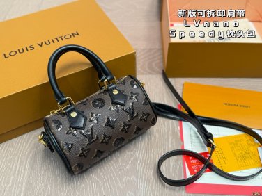&iuml;&iquest;&yen;120New detachable shoulder strapLV nano Speedy pillow bagClassic series, fashionab