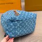 ï¿¥135LV Louis Vuitton denim backpackSatisfy daily needs and liberate handsVersatile