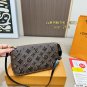 125 Folding Box Chip Lv Mahjong Underarm Bag for Winter Silver Package Warm sequin bagT