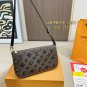 125 Folding Box Chip Lv Mahjong Underarm Bag for Winter Silver Package Warm sequin bagT