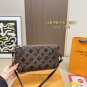 125 Folding Box Chip Lv Mahjong Underarm Bag for Winter Silver Package Warm sequin bagT