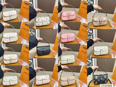 125 folding boxSize 19.12LV Louis Vuitton Diane mini vintage baguette bagPaired with_1068