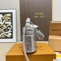 130 folding box airplane boxSize 19 &Atilde;� 12LV Louis Vuitton Silver Embossed Vanity Makeu