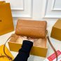 130 LV Speedy 20 embossed pillow bag crossbody bag, Monogram pattern is low-key and exquis
