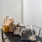 130 with folding boxSize 25 20LV Onthego Tote Bag New Silver Embossed Bag Fashiona