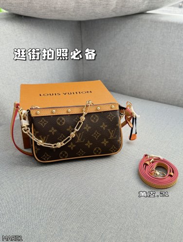 160 Complete Gift Boxessize&iuml;&frac14;�21&Atilde;�12LV rivet used bag mahjong bag chain bag hand-held s