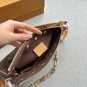 160 Complete Gift Boxessizeï¼21Ã12LV rivet used bag mahjong bag chain bag hand-held s