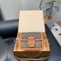165 size 25.18cm (large)170 size 20.15cm (small size)LV Daphne Retro Postman Bag, 163
