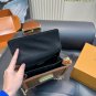165 size 25.18cm (large)170 size 20.15cm (small size)LV Daphne Retro Postman Bag, 163