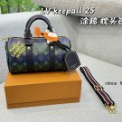 170 Complete Gift Boxessize：25×14LV Keepall 25 Graffiti Pillow Bag Shoulder Handbag
